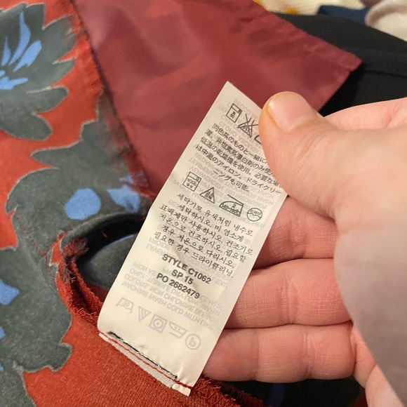 J. Crew Firework Floral Print Elastic Waist Ankle Crop Pants Size 10 - Picture 4 of 6